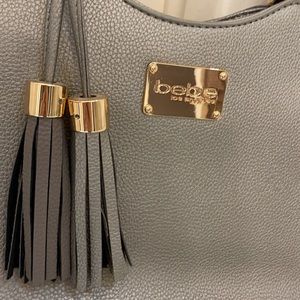Bebe Metallic Shoulder Bag